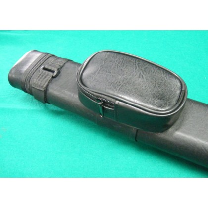 PVC Oval Cue Case, Black (1+1) 